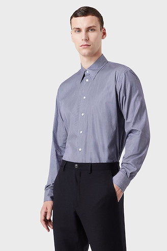 Abito Linea Soho slim fit half canvas in lana fil a fil